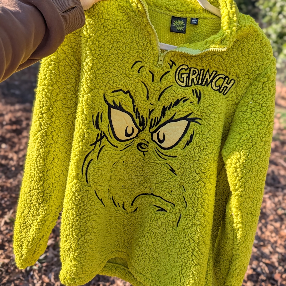 Grinch Fleece Pullover - Picture 4 of 5